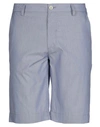 Yan Simmon Man Shorts & Bermuda Shorts Midnight Blue Size 38 Cotton, Polyester, Elastane In Blue