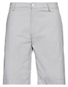 Yan Simmon Man Shorts & Bermuda Shorts Lead Size 38 Cotton, Polyester, Elastane In Grey