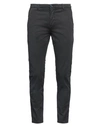 Yan Simmon Man Pants Black Size 40 Cotton, Elastane In Black
