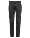 Yan Simmon Man Pants Black Size 46 Cotton, Elastane