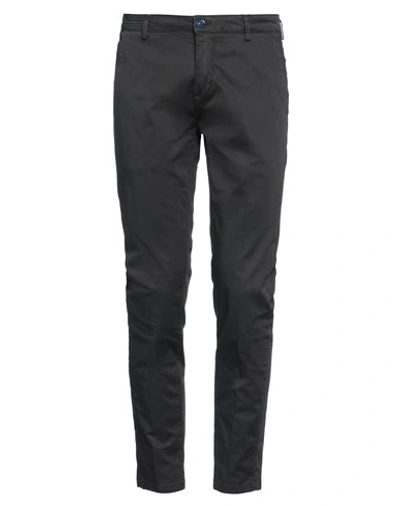 Yan Simmon Man Pants Black Size 46 Cotton, Elastane