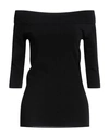 Slowear Zanone Woman Sweater Black Size 12 Viscose, Polyester