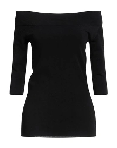 Slowear Zanone Woman Sweater Black Size 12 Viscose, Polyester