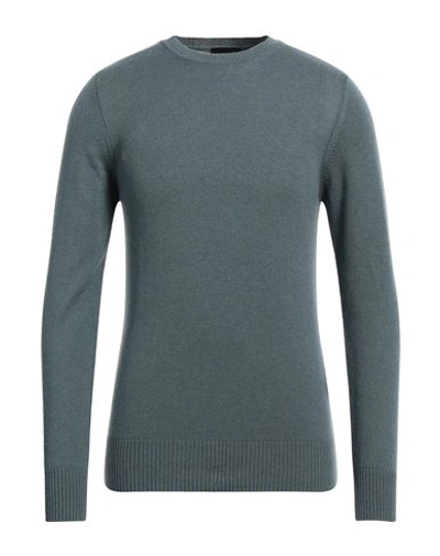 Emporio Armani Man Sweater Sage Green Size L Cashmere In Sage Green