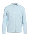 Daniele Fiesoli Man Cardigan Sky Blue Size Xl Cotton