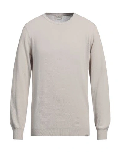 Brooksfield Man Sweater Light Grey Size 44 Cotton