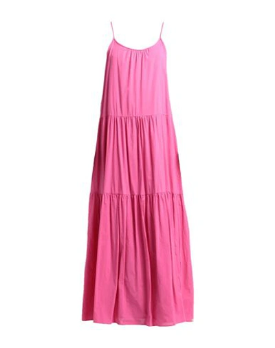 Pennyblack Woman Maxi Dress Fuchsia Size 8 Cotton In Pink