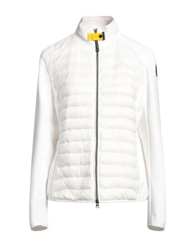 Parajumpers Woman Puffer White Size L Polyamide, Polyester, Elastane