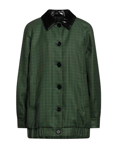 Attic And Barn Woman Jacket Dark Green Size 6 Polyester, Viscose, Polyurethane