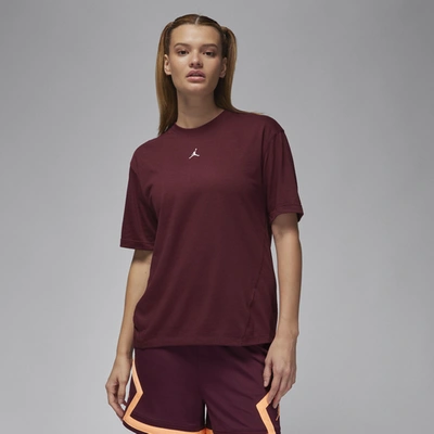 Jordan Womens  Spt Diamond Top In Night Maroon