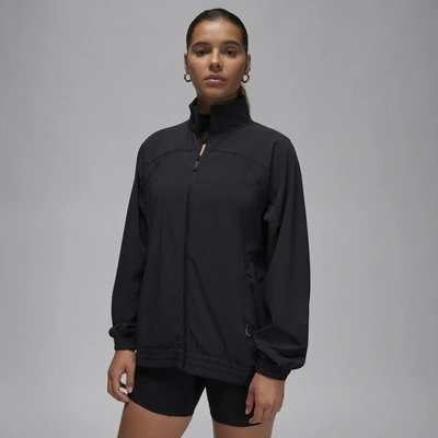 Jordan Women's  Sport Dri-fit Woven Jacket In Black/off Noir