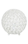 LALIA HOME ROUND CRYSTAL TABLE LAMP