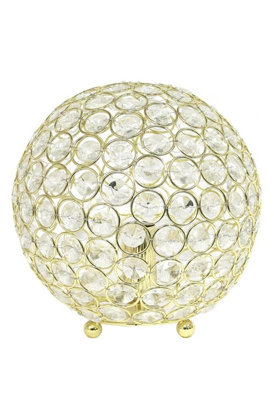 LALIA HOME ROUND CRYSTAL TABLE LAMP