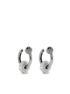 Eéra 18kt Gold Mini Hoop Earrings In Silver