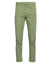 Daniele Alessandrini Homme Man Jeans Green Size 28 Cotton, Elastane