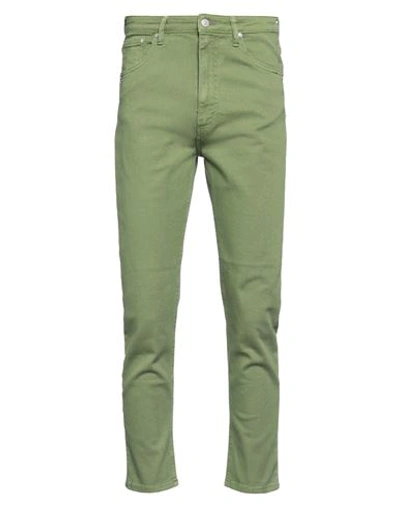 Daniele Alessandrini Homme Man Jeans Green Size 31 Cotton, Elastane