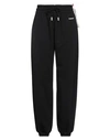 Off-white Woman Pants Black Size Xxs Cotton, Elastane In Black