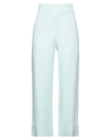 Peserico Woman Pants Light Green Size 8 Viscose, Elastane In Green