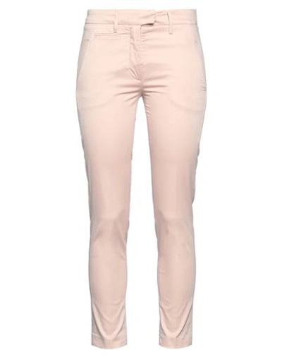 Dondup Woman Pants Light Pink Size 26 Cotton, Elastane In Pink