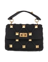Valentino Garavani Woman Handbag Black Size - Textile Fibers
