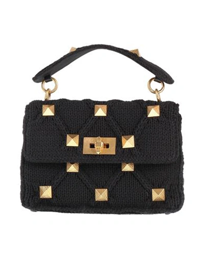 Valentino Garavani Woman Handbag Black Size - Textile Fibers