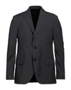 Lardini Man Blazer Steel Grey Size 40 Wool In Grey
