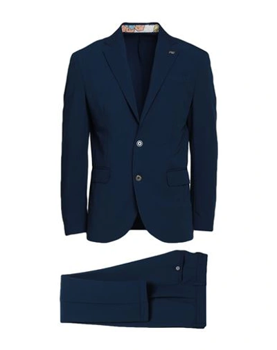 Bob Man Suit Midnight Blue Size 40 Polyester, Viscose, Elastane