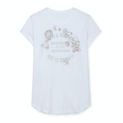 Zadig & Voltaire T-shirt Woop Blason Blanc