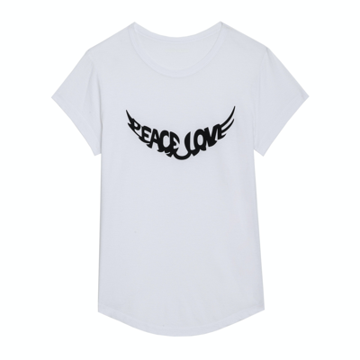 Zadig & Voltaire T-shirt Woop Peace & Love Wings
