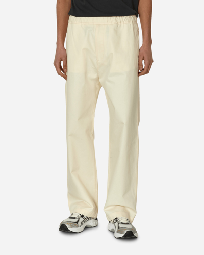 MONCLER COTTON POPLIN TROUSERS