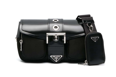 Pre-owned Prada Small Pocket Shoulder Bag Black
