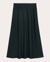 By Malene Birger Pheobes Embroidered Organic Cotton Maxi Skirt In Black