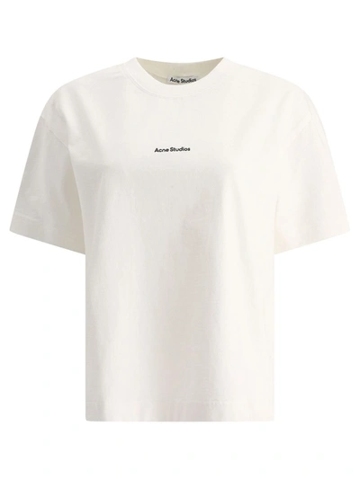 Acne Studios Edie T Shirt In Optic White