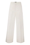 Fabiana Filippi Wide-legged Casual Pants In White