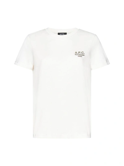 Apc T-shirt In Beige