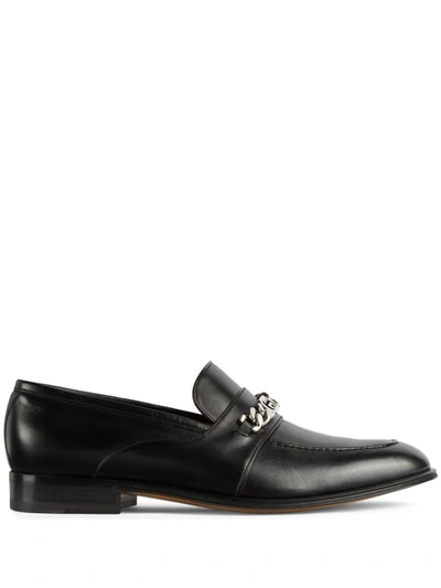 Gucci Leather Loafers In Black
