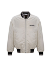 Palm Angels Bomber Jacket In Beige