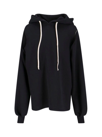 Rick Owens Drkshdw Black Jumbo Hoodie In Black  