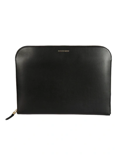 Alexander Mcqueen Classic Clutch Bag In Black