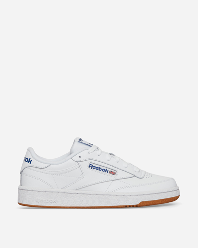 Reebok Club C 85 Leather Sneakers In White
