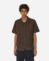 RANRA GLEMS SHORTSLEEVE SHIRT CHOCOLATE