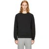 John Elliott Black Oversized Crewneck Sweatshirt