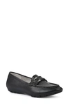 Cliffs By White Mountain Glowing Bit Loafer In Black/ Grainy