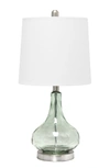 LALIA HOME RIPPLED GLASS TABLE LAMP