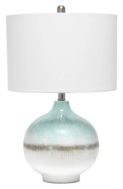 Lalia Home Laila Home Bayside Horizon Table Lamp With Fabric Shade In Multi