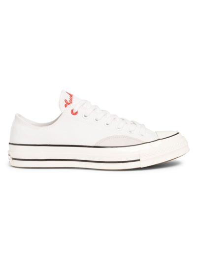 Converse Men's Unisex Chuck 70 Mixed-media Low-top Sneakers In White Pale Putty