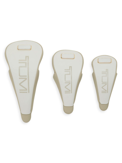 Tumi Men's  Travel Accessories Golf Club Cover Set In Off White