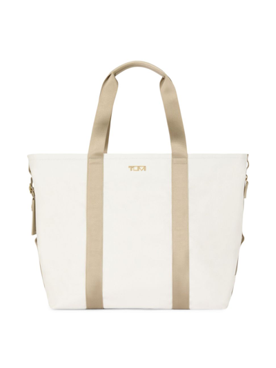 Tumi Men's Alpha Bravo Medium Essential East-west Tote In Off White/