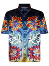 Bluemarble Multicolor Shirt With Short Sleeves In Multicolor