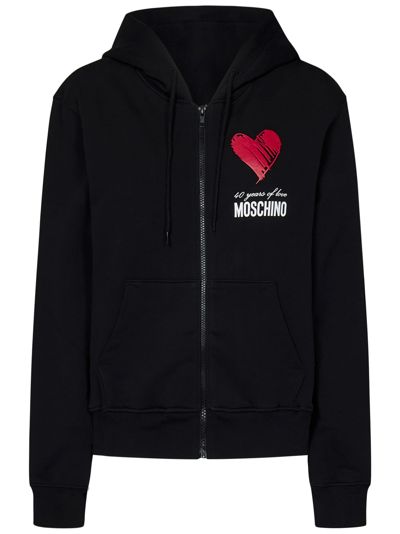 Moschino Sweatshirt In Black